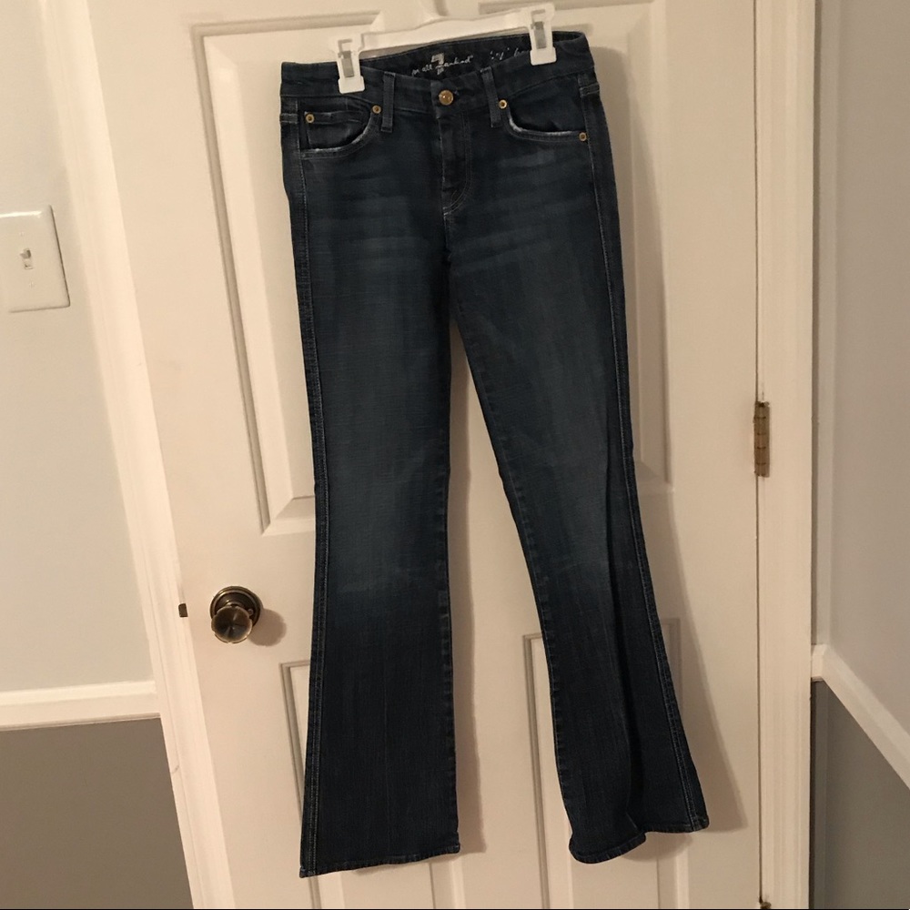 7 For All Mankind Blue Jeans - size 25